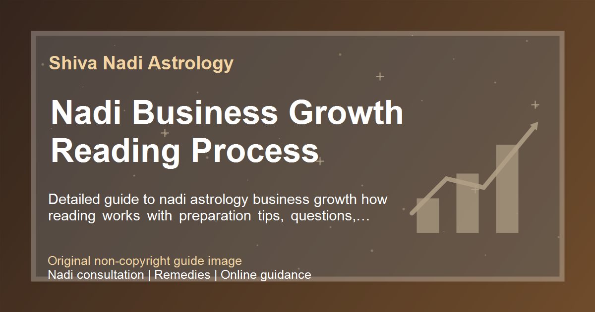 Nadi Business Growth Reading Process guide image