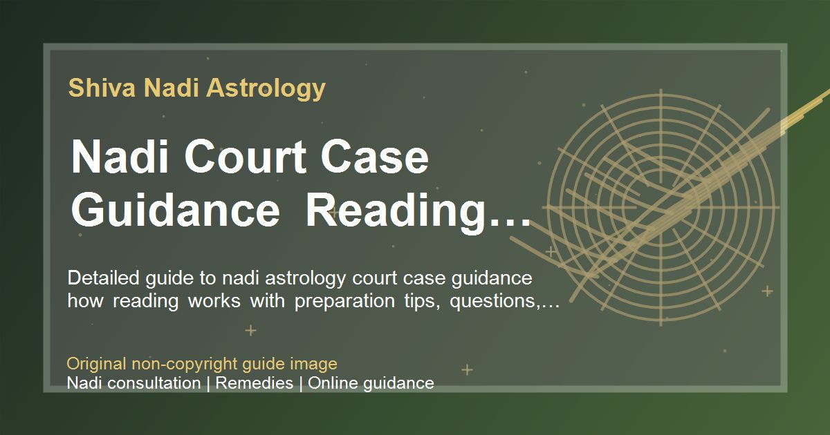 Nadi Court Case Guidance Reading Process guide image