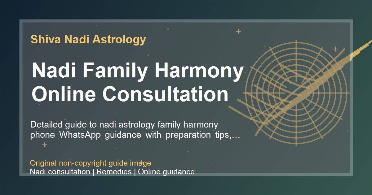 Nadi Family Harmony Online Consultation guide image