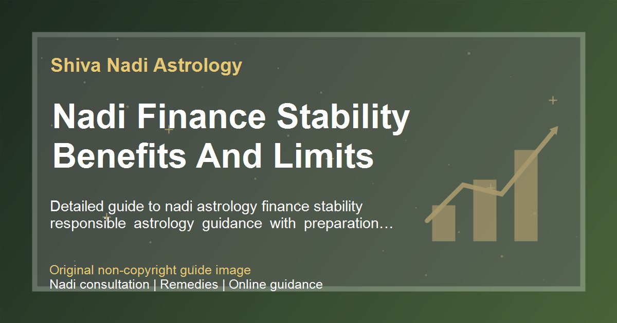 Nadi Finance Stability Benefits And Limits guide image