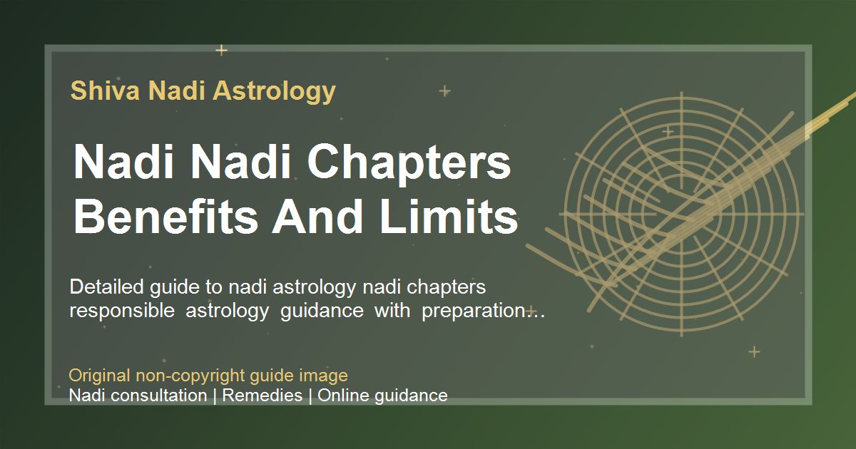 Nadi Nadi Chapters Benefits And Limits guide image