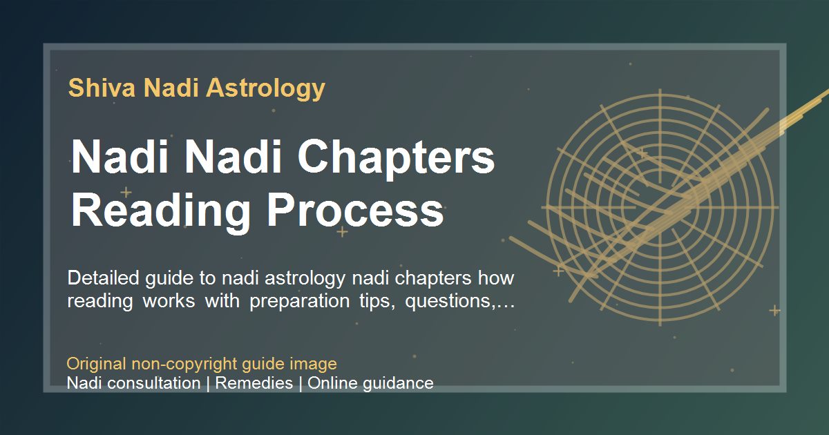 Nadi Nadi Chapters Reading Process guide image