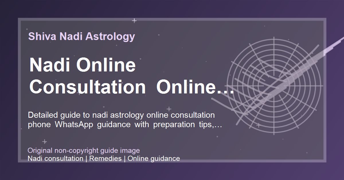 Nadi Online Consultation Online Consultation guide image